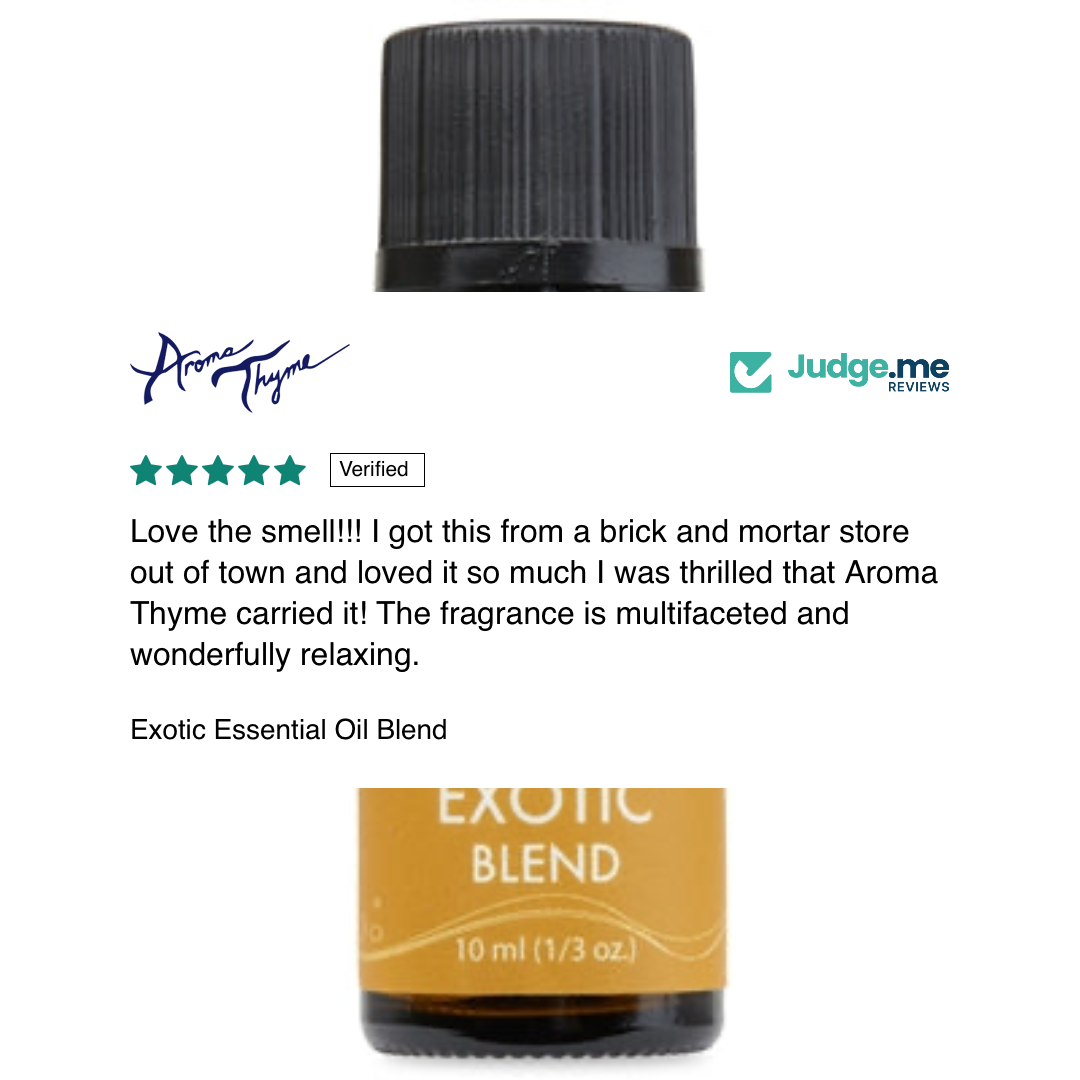 Customer review exotic essential oil blend