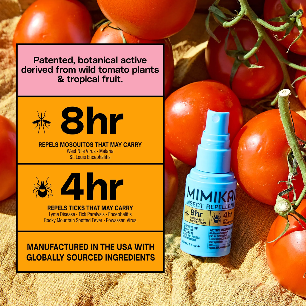 mimikai tick and mosquito repellent powered by wild tomato plants