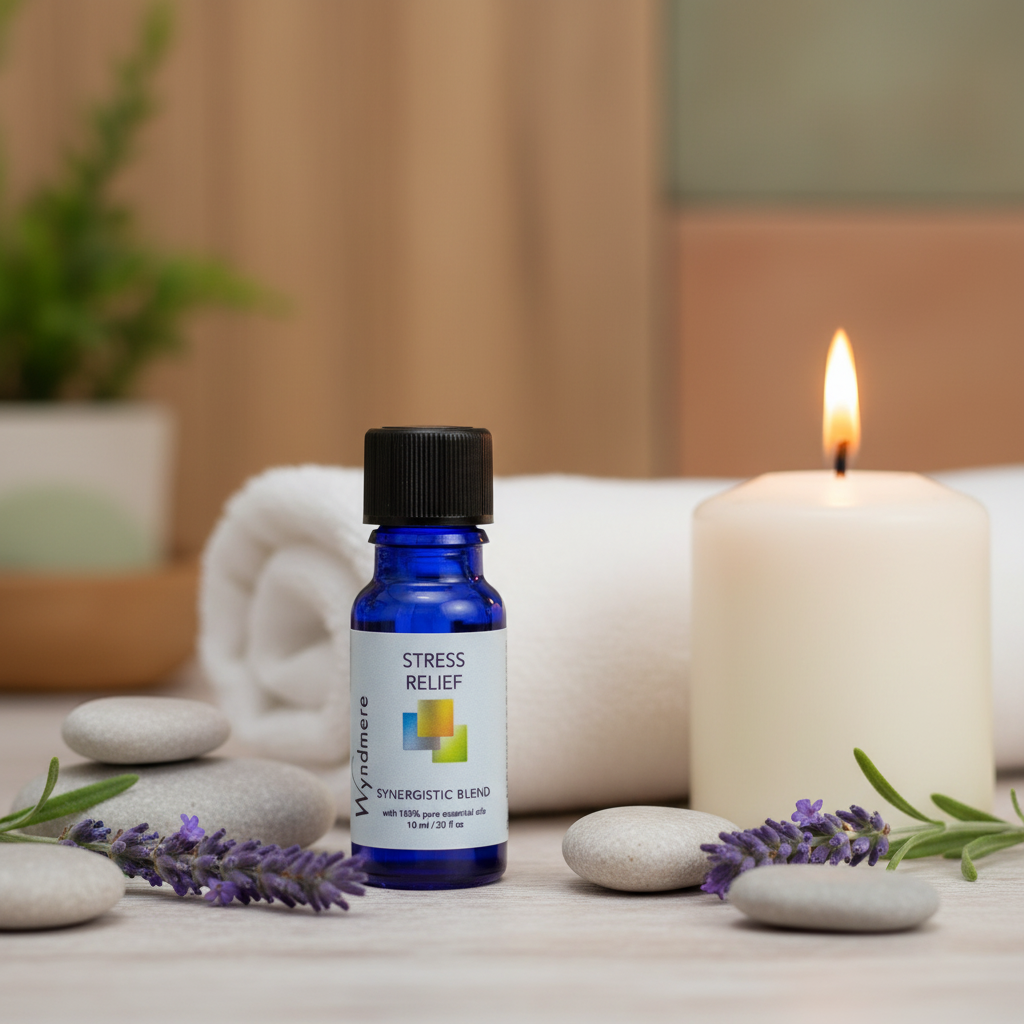 Stress Relief Essential Oil Blend - Calm for Modern Life
