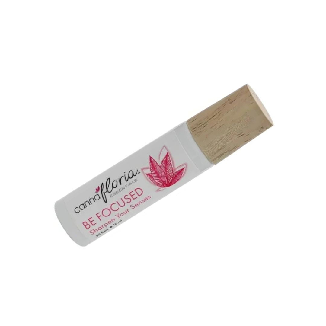 be focused aromatherapy roll on blend on white background